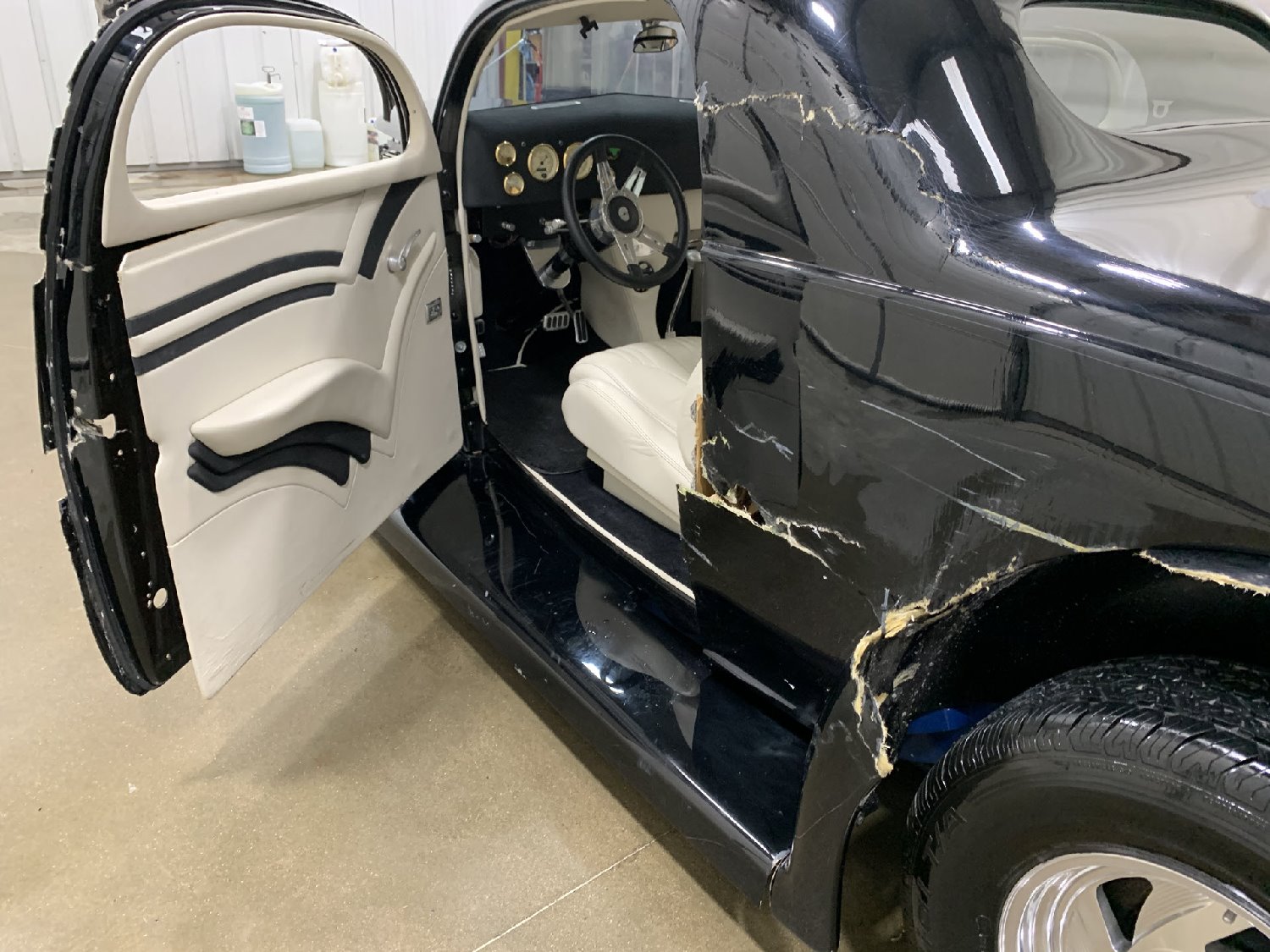 Salvage 1937 Ford Coupe | X2 BUILDERS
